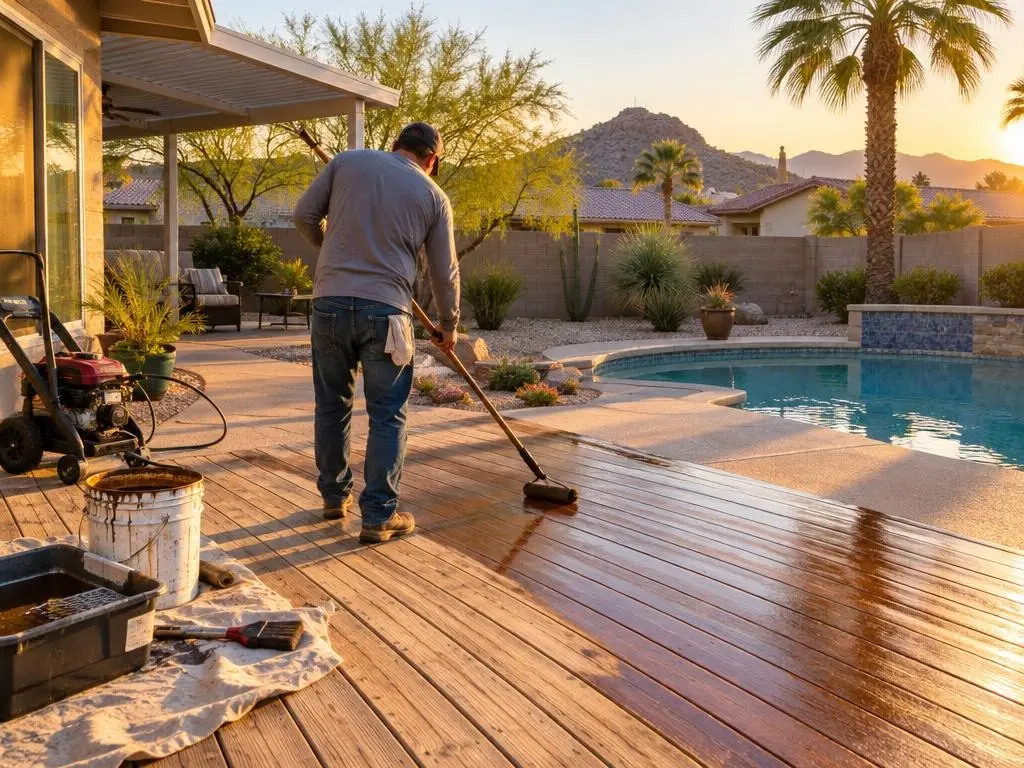 Deck Staining & Sealing in Tempe, AZ